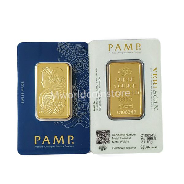 Whole ale price 1 oz gold bar pamp ui e lady fortuna veri can 999 fine gold plated bar 30pc lot hipping
Whole ale price 1 oz gold bar pamp ui e lady fortuna veri can 999 fine gold plated bar 30pc lot hipping