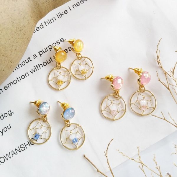 korean sweet girl geometric dream catcher earrings fashion temperament female accessories simple metal texture ear clip jewelry, Silver
korean sweet girl geometric dream catcher earrings fashion temperament female accessories simple metal texture ear clip jewelry, Silver