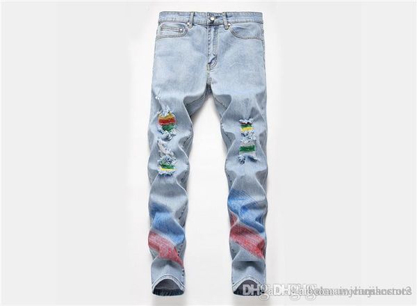 designer summer zipper casual pencil pants mid waist jeans mens pants mens striped printed ripped jeans fashion, Blue
designer summer zipper casual pencil pants mid waist jeans mens pants mens striped printed ripped jeans fashion, Blue