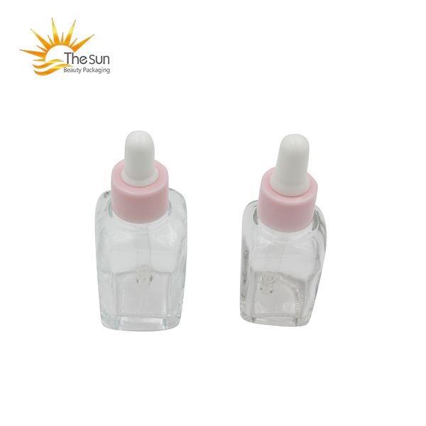 moderate price 20ml essential oil square dropper bottle 30ml glass serum bottle with pink cap for cosmetic
moderate price 20ml essential oil square dropper bottle 30ml glass serum bottle with pink cap for cosmetic