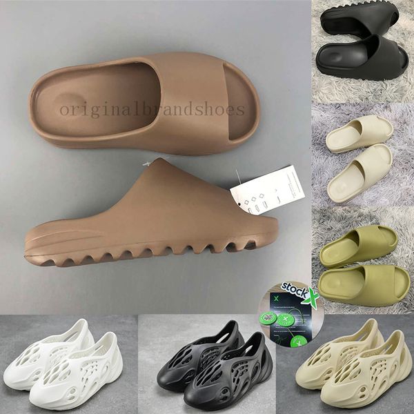 kanye west designer slides with stock x foam runner sandal triple black white blue slipper resin earth desert sand bone sandals slippers
kanye west designer slides with stock x foam runner sandal triple black white blue slipper resin earth desert sand bone sandals slippers