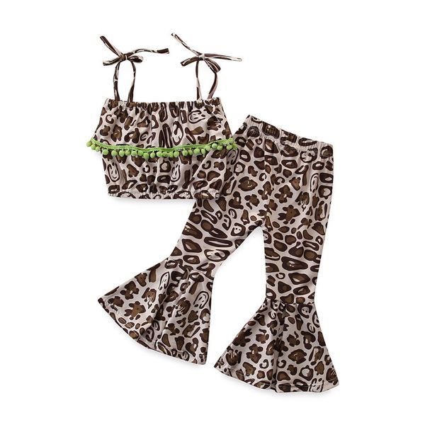 baby girl outfits 2pcs spaghetti strap leopard flare trousers clothing sets girls outfits baby girls tracksuit kids boutique clothes, White
baby girl outfits 2pcs spaghetti strap leopard flare trousers clothing sets girls outfits baby girls tracksuit kids boutique clothes, White