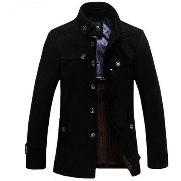 new brand clothing 2018 winter jakets for men and parks stand-up collar men's windbreaker jacket thickened woolen coat, Black
new brand clothing 2018 winter jakets for men and parks stand-up collar men's windbreaker jacket thickened woolen coat, Black