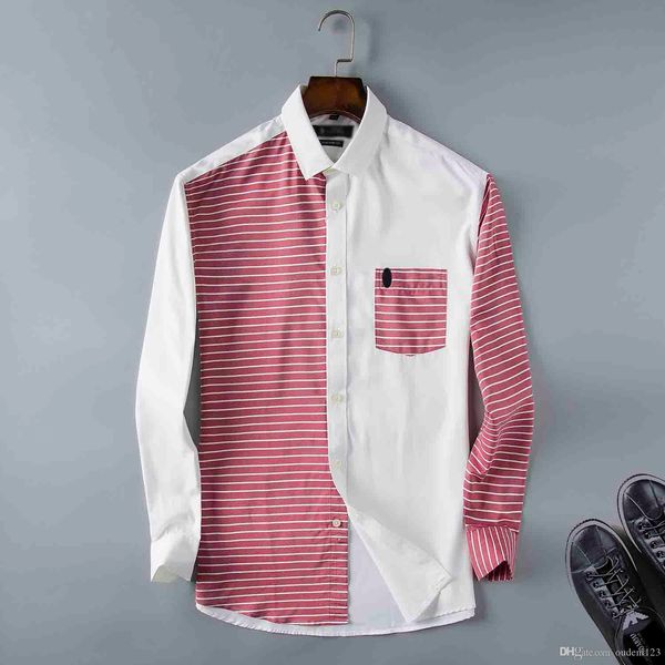 новые мужские рубашки lauren ralph вышитые pony men дизайнер рубашки способа вскользь рубашки с длинным рукавом сыпучие stripe polo shirt па, White;black