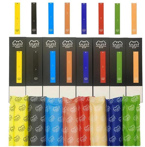 Puff Bar Disposable Vape Pen Device Pods Starter Kits 280mAh Battey 1.3ml Cartridges Empty Vaporizer New Black Packaging E-Cigarettes Stick
Puff Bar Disposable Vape Pen Device Pods Starter Kits 280mAh Battey 1.3ml Cartridges Empty Vaporizer New Black Packaging E-Cigarettes Stick