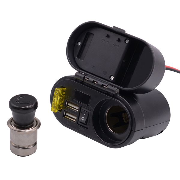socket waterproof multifunctions for cell phone motorcycle supplies replacement kit usb cigarette lighter charger
socket waterproof multifunctions for cell phone motorcycle supplies replacement kit usb cigarette lighter charger