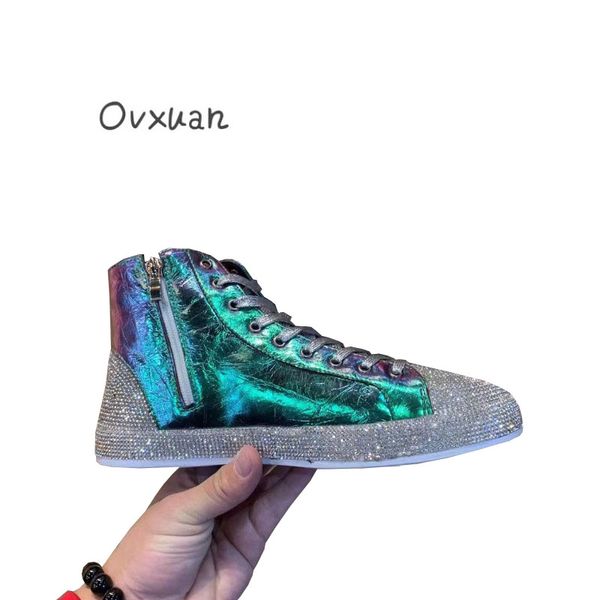 ovxuan mens leather ankle boots men diamond rhinestones youth trend shoes hip hop high sneakers 2020 wholesale, Black
ovxuan mens leather ankle boots men diamond rhinestones youth trend shoes hip hop high sneakers 2020 wholesale, Black
