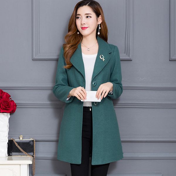 2019 winter new female woolen coat slim woolen cardigan jacket elegant women long jacquard coat kz011, Black;brown
2019 winter new female woolen coat slim woolen cardigan jacket elegant women long jacquard coat kz011, Black;brown
