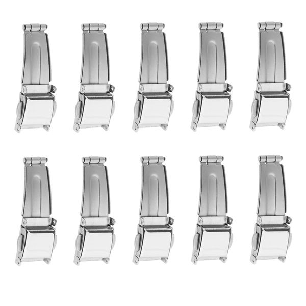 10 pieces/lot polished stainless steel single fold over clasp buckle insurance watch clasp strap buckle replacement accessories, Black;brown
10 pieces/lot polished stainless steel single fold over clasp buckle insurance watch clasp strap buckle replacement accessories, Black;brown