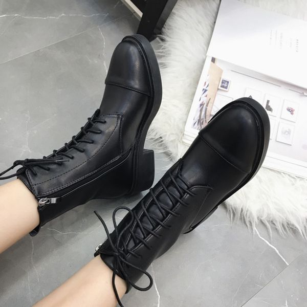 boots handsome knight strap christina hesketh temperament british style boots, Black
boots handsome knight strap christina hesketh temperament british style boots, Black