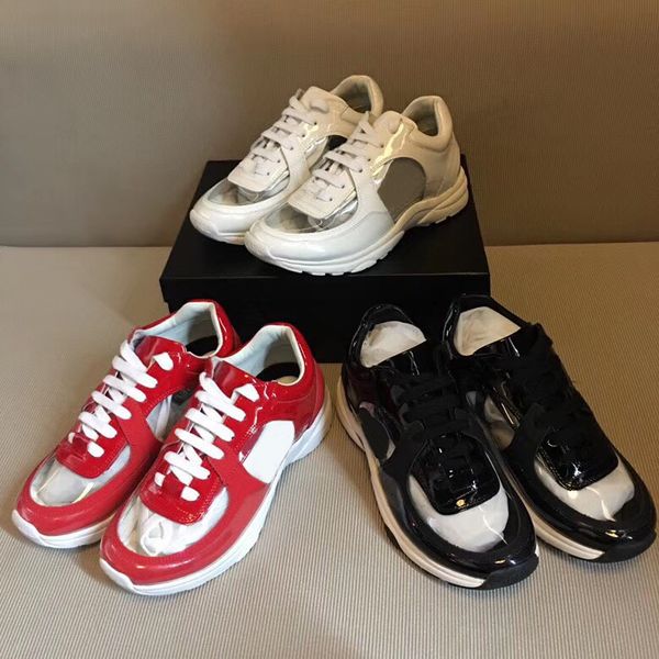 new fashion women lace-up sneaker suede leather casual shoes mens sneakers clear genuine mixed colors tennis sneaker with box, Black
new fashion women lace-up sneaker suede leather casual shoes mens sneakers clear genuine mixed colors tennis sneaker with box, Black
