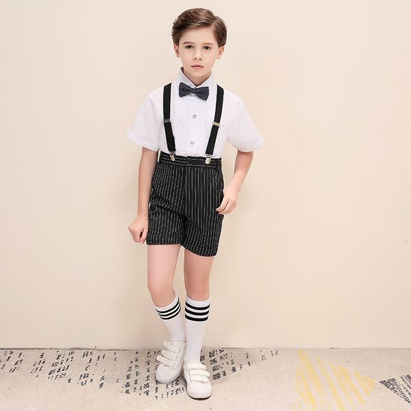 мальчики одежда set summer костюм t-shirt дети детские костюмы одежда формальные свадьба костюм, Black
мальчики одежда set summer костюм t-shirt дети детские костюмы одежда формальные свадьба костюм, Black