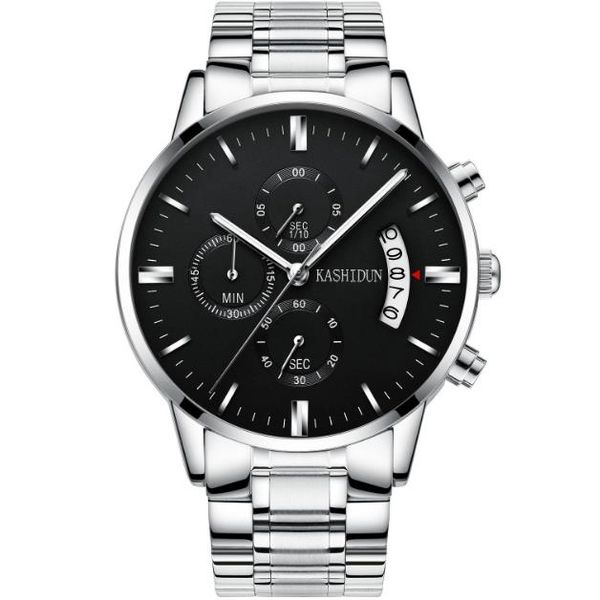 fashion steel band men's watch waterproof coated glass luminous three eyes six needle quartz watch folding button, Slivery;brown
fashion steel band men's watch waterproof coated glass luminous three eyes six needle quartz watch folding button, Slivery;brown