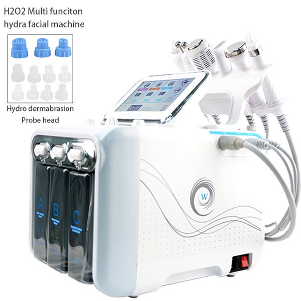 6 in 1 hydradermabrasion+skin scrubber+rf+cooling hammer+ultrasonic+oxygen spray spa facial machine, Black;white
6 in 1 hydradermabrasion+skin scrubber+rf+cooling hammer+ultrasonic+oxygen spray spa facial machine, Black;white