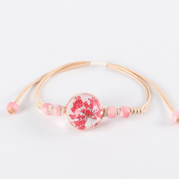 glass ball dried flower bracelet woven beaded bracelet for women girls jl, Golden;silver
glass ball dried flower bracelet woven beaded bracelet for women girls jl, Golden;silver