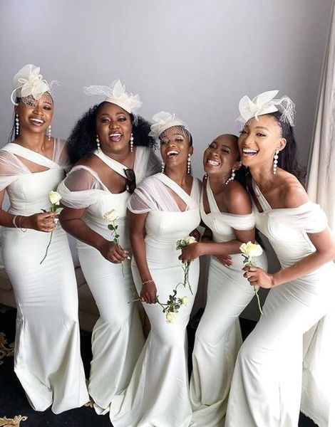 2020 african wedding guest dresses white off shoulder bridesmaid dresses elastic stain maid of honor gowns party formal wear, White;pink
2020 african wedding guest dresses white off shoulder bridesmaid dresses elastic stain maid of honor gowns party formal wear, White;pink