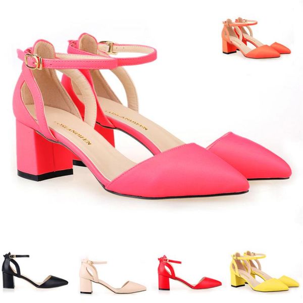new arrival open toe summer fahsion ankle buckle high heels shoes women concise matte leather sandals party sandals women's, Black
new arrival open toe summer fahsion ankle buckle high heels shoes women concise matte leather sandals party sandals women's, Black
