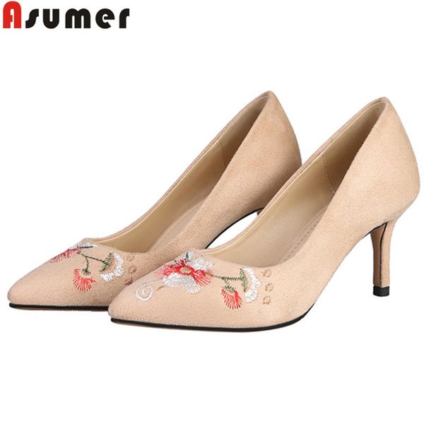 asumer 2019 new shoes woman pointed toe shallow pumps women shoes flock high heels women elegant prom wedding, Black;white
asumer 2019 new shoes woman pointed toe shallow pumps women shoes flock high heels women elegant prom wedding, Black;white