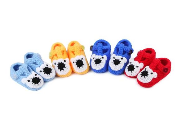 10 pairs/lot cute soft baby boys girls cartoon bear colors manual knit toddler shoes children's crib shoes 11cm wholesale
10 pairs/lot cute soft baby boys girls cartoon bear colors manual knit toddler shoes children's crib shoes 11cm wholesale