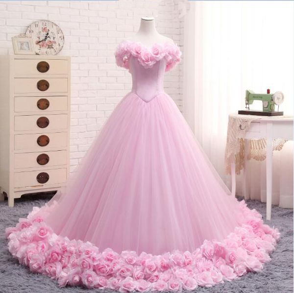 pink princess quinceanera dresses 2019 off the shoulder floral long tulle formal pageant ball gown for girls vestidos de 15 anos, Blue;red
pink princess quinceanera dresses 2019 off the shoulder floral long tulle formal pageant ball gown for girls vestidos de 15 anos, Blue;red