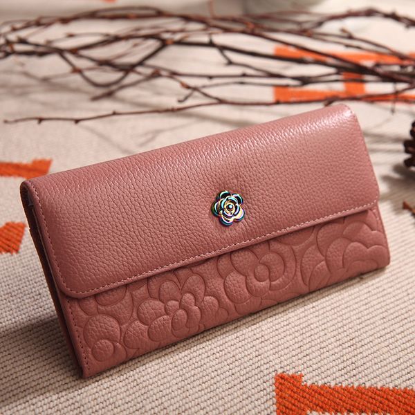 genuine leather women wallets coin pocket flower hasp card holder money bags casual long ladies clutch phone wallet women purse, Red;black
genuine leather women wallets coin pocket flower hasp card holder money bags casual long ladies clutch phone wallet women purse, Red;black