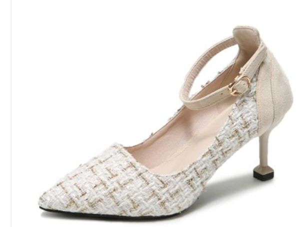 women's shoes in spring and autumn high fine heel pointed end suede@8103, Black
women's shoes in spring and autumn high fine heel pointed end suede@8103, Black