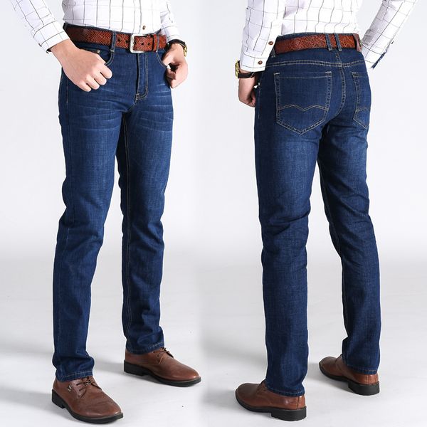 summer thin section jeans men's tencel ultra-thin middle-aged dad high-waisted straight-cut loose-fit spring casual viscose men, Blue
summer thin section jeans men's tencel ultra-thin middle-aged dad high-waisted straight-cut loose-fit spring casual viscose men, Blue