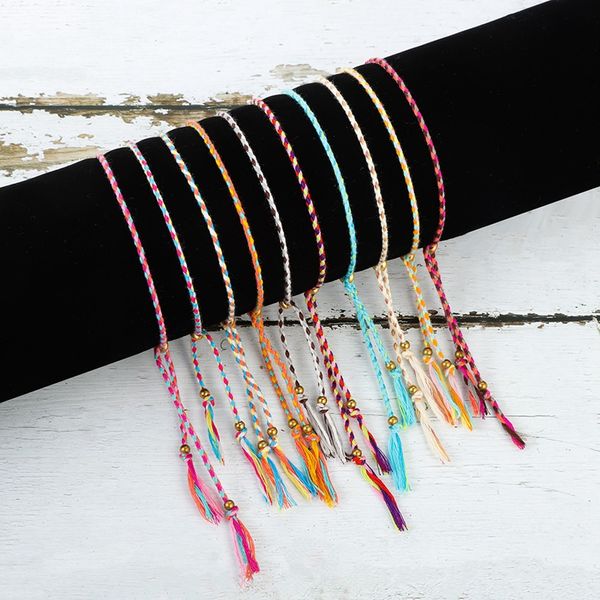 set multiple cotton copper bead bracelet tassel friendship adjustable size wrap bracelet charm, Golden;silver
set multiple cotton copper bead bracelet tassel friendship adjustable size wrap bracelet charm, Golden;silver