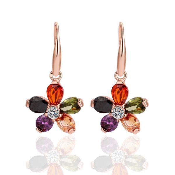 18k rose gold plated women flower drop earrings genuine austrian crystal fashion earrings jewelry for women
18k rose gold plated women flower drop earrings genuine austrian crystal fashion earrings jewelry for women