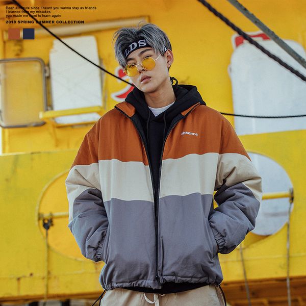 2019 new men's fashion coats couple autumn and winter warm jacket coat high street casual loose trend jacket d314, Black
2019 new men's fashion coats couple autumn and winter warm jacket coat high street casual loose trend jacket d314, Black
