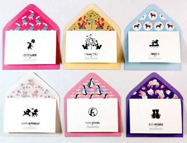 6 designs envelopes 6sets gift card postcard invitation letter p letter storage envelope stationery favor paper bag envelope
6 designs envelopes 6sets gift card postcard invitation letter p letter storage envelope stationery favor paper bag envelope