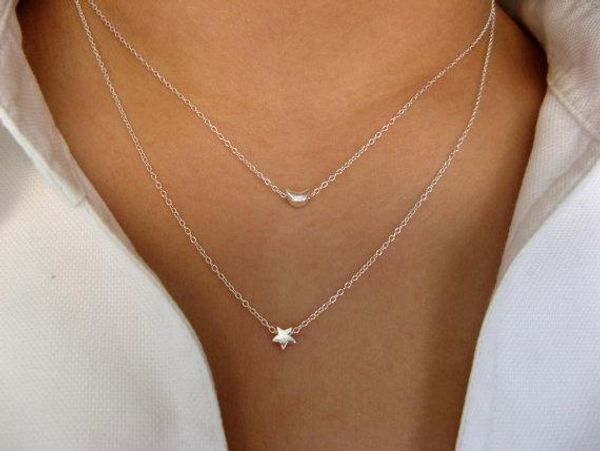 i give you the moon and the stars ... dainty plating silver layering necklace - strand necklace - minimalist both necklace
i give you the moon and the stars ... dainty plating silver layering necklace - strand necklace - minimalist both necklace