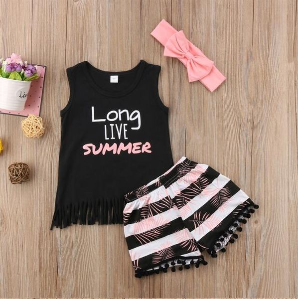summer cute children toddler kid baby girl clothes vest t shirt+ short pant headband 3pcs outfit clothing set 2-6y, White
summer cute children toddler kid baby girl clothes vest t shirt+ short pant headband 3pcs outfit clothing set 2-6y, White