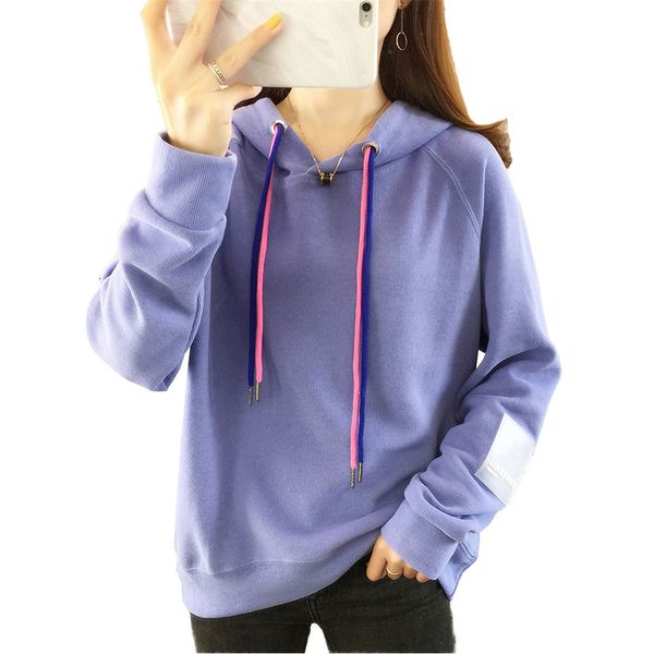 2019 spring autumn hooded sweatshirts women long sleeve pullover casual student loose hoodies plus size sweatshirts a2980, Black
2019 spring autumn hooded sweatshirts women long sleeve pullover casual student loose hoodies plus size sweatshirts a2980, Black