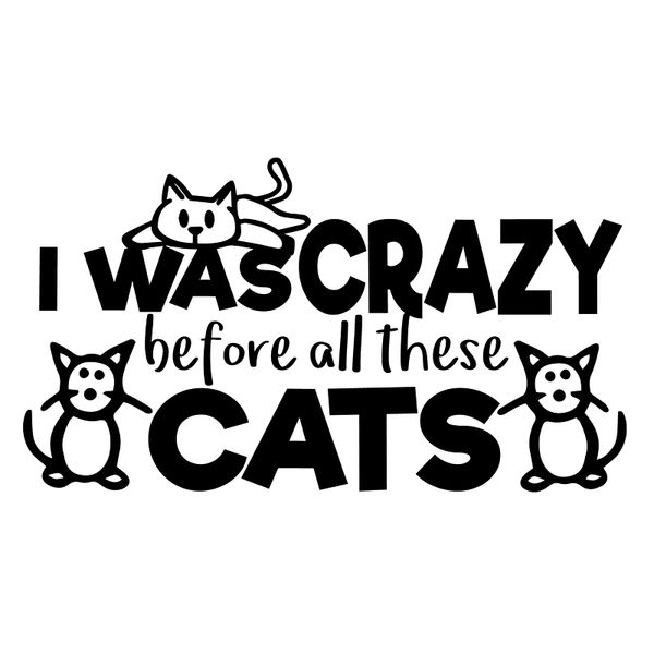 16*5.8cm i was crazy before all these cats decal window sticker cute and interesting fashion sticker decals
16*5.8cm i was crazy before all these cats decal window sticker cute and interesting fashion sticker decals