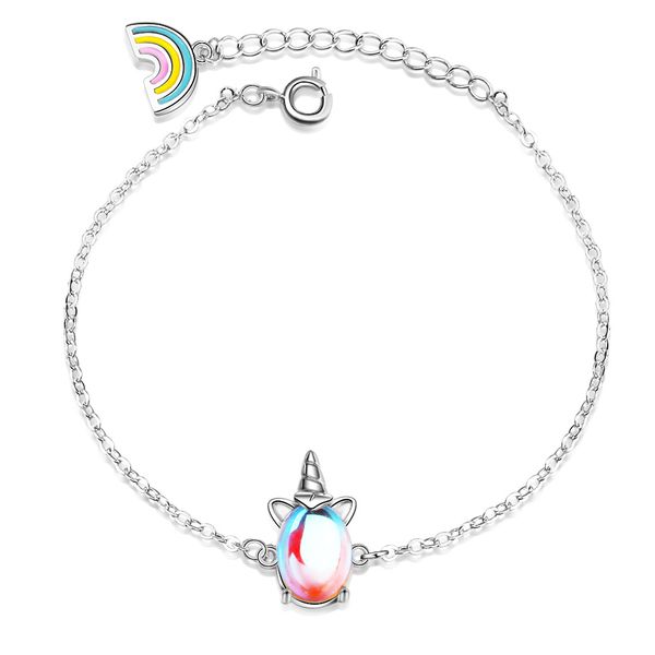 multicoloured moonstone rainbow unicorn bracelet colorful smaller design glass sweet ins girl heart jewelry, Golden;silver
multicoloured moonstone rainbow unicorn bracelet colorful smaller design glass sweet ins girl heart jewelry, Golden;silver