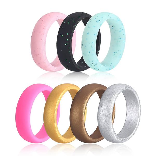 environmental silicone ring for women girls rubber wedding bands size 6-8 for sports crossfit workout finger jewelry dsrm03, Silver
environmental silicone ring for women girls rubber wedding bands size 6-8 for sports crossfit workout finger jewelry dsrm03, Silver