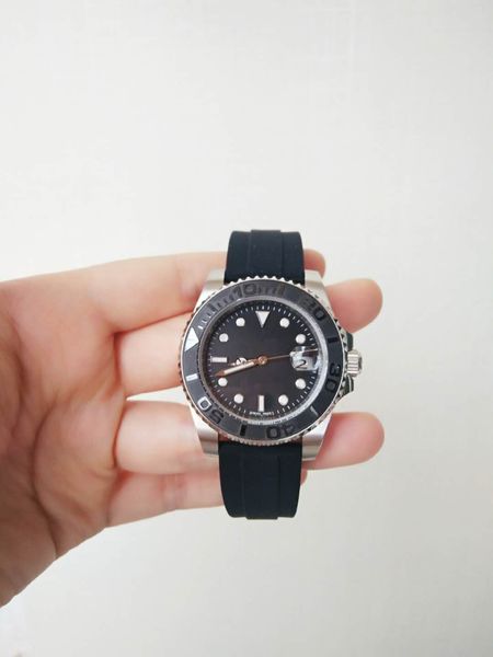 2019 fashion black rubber silver rose gold mens watch 40mm automatic movement mechanical mens watches wristwatch, Slivery;brown
2019 fashion black rubber silver rose gold mens watch 40mm automatic movement mechanical mens watches wristwatch, Slivery;brown