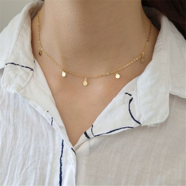 authentic 925 sterling silver collar choker necklaces for women simple tiny circle geometric necklace collares fine jewelry chokers, Black
authentic 925 sterling silver collar choker necklaces for women simple tiny circle geometric necklace collares fine jewelry chokers, Black