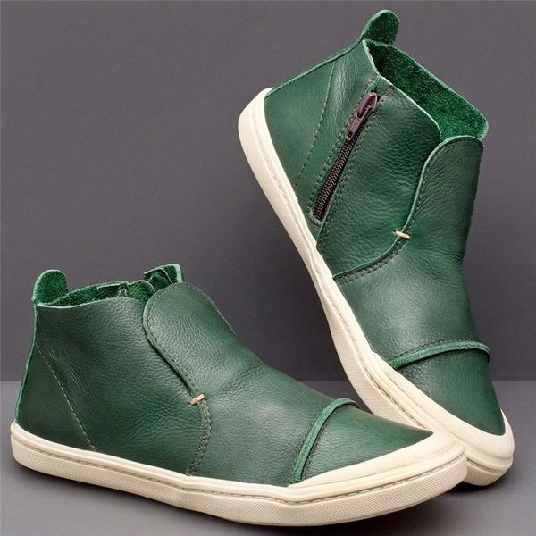 platform ladies shoes punk faux leather casual boots women ankle boots autumn side zipper vintage boots for female, Black
platform ladies shoes punk faux leather casual boots women ankle boots autumn side zipper vintage boots for female, Black