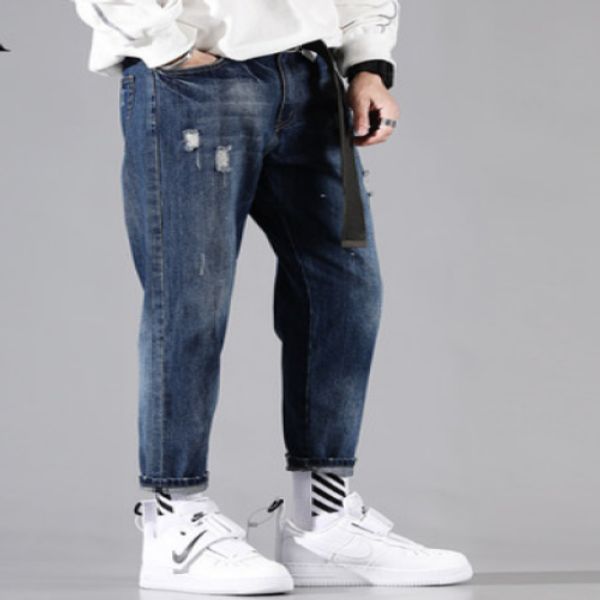 the blue jeans male light color easy wash straight canister male han edition contracted joker feet pants
the blue jeans male light color easy wash straight canister male han edition contracted joker feet pants