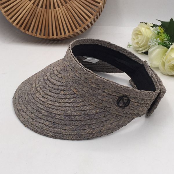 spring and summer visors new fashion hat empty lafite grass woman without hat sun the beach sunscreen holiday ride, Blue;gray
spring and summer visors new fashion hat empty lafite grass woman without hat sun the beach sunscreen holiday ride, Blue;gray
