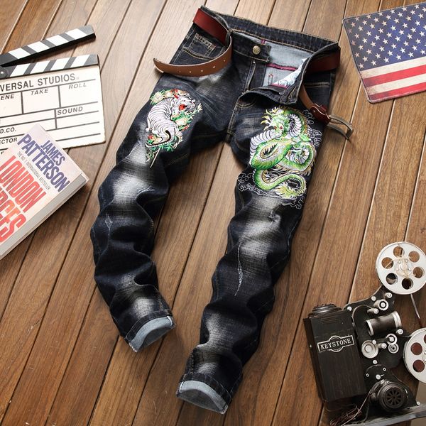 2019 brand jeans men straight denim 3d embroidery plus size 29-38 fashion casual long pants trousers brands biker jeans homme, Blue
2019 brand jeans men straight denim 3d embroidery plus size 29-38 fashion casual long pants trousers brands biker jeans homme, Blue