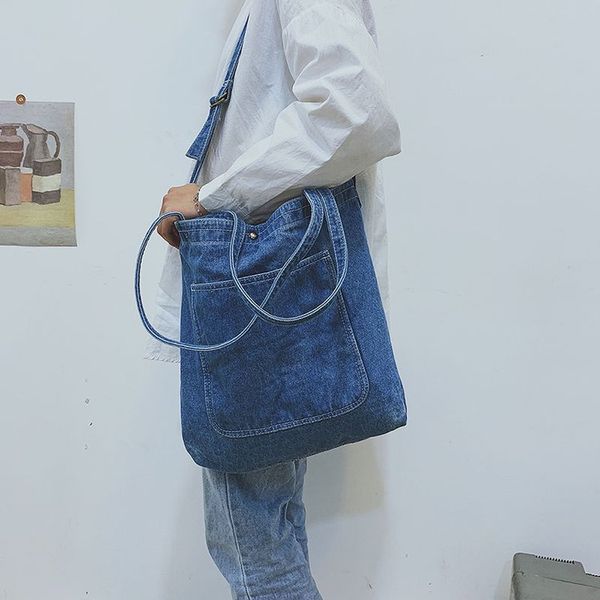 2019 summer new fashion denim bags handbags for women female casual simple zipper tote bags shoulder messenger
2019 summer new fashion denim bags handbags for women female casual simple zipper tote bags shoulder messenger