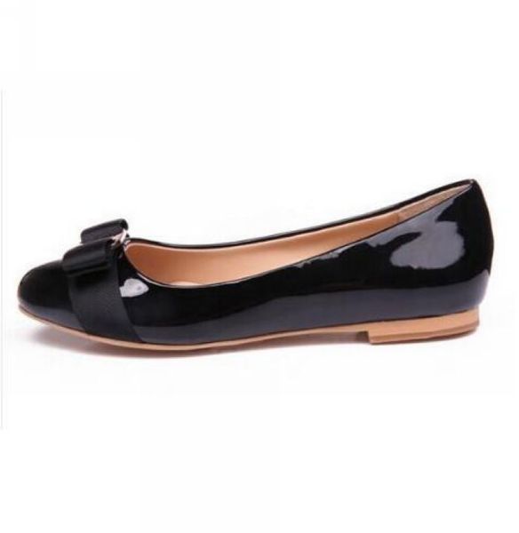2020 dorp shipping women patent leather bow flats genuine leather ballet shoes woman bow tie flats ladies zapatos mujer sapato feminino, Black
2020 dorp shipping women patent leather bow flats genuine leather ballet shoes woman bow tie flats ladies zapatos mujer sapato feminino, Black