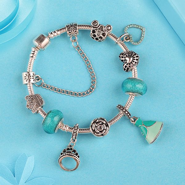 attractto silver heart&crown bracelets&bangles charm for women crystal bracelet handmade green bell&flower bracelet sbr190411
attractto silver heart&crown bracelets&bangles charm for women crystal bracelet handmade green bell&flower bracelet sbr190411