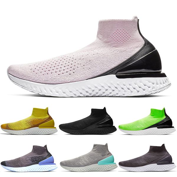 

limited discount rise react women mens sock shoes triple black volt vast grey pink purple boots designer casual shoes sock trainers nik