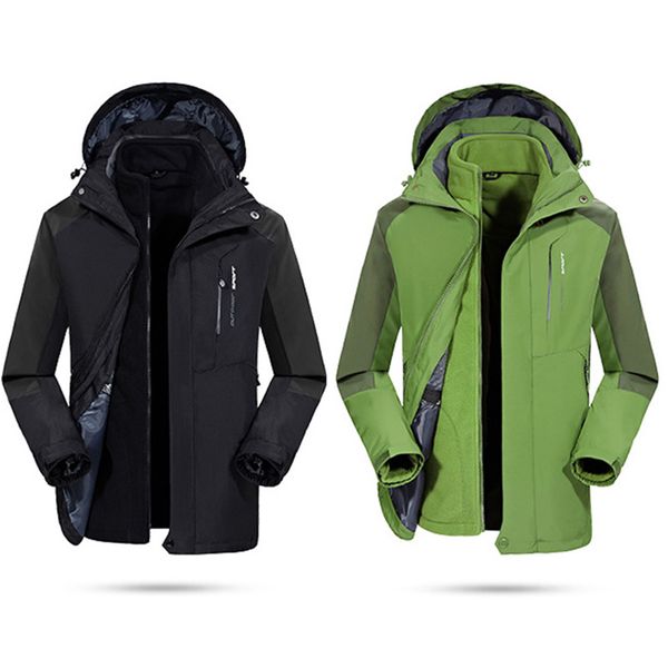 men 3 in 1 hiking jackets mountaineering suit waterproof breathable windbreaker thicken warm thermal coat autumn winter a1718, Blue;black
men 3 in 1 hiking jackets mountaineering suit waterproof breathable windbreaker thicken warm thermal coat autumn winter a1718, Blue;black