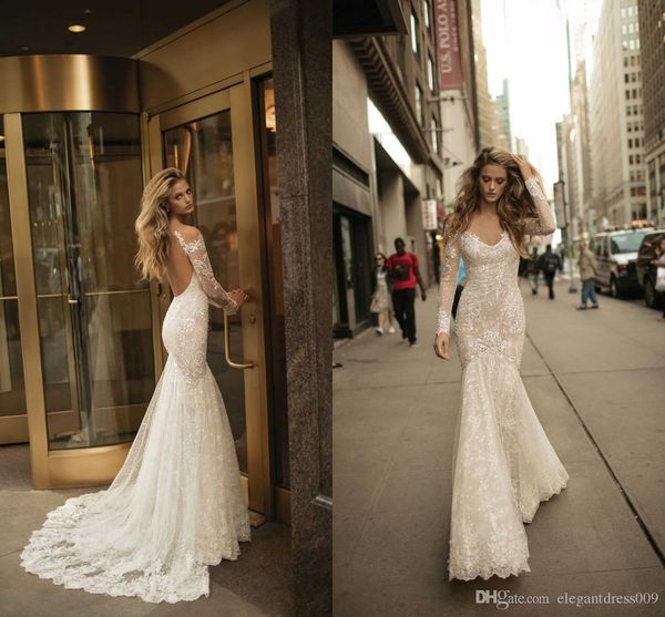backless mermaid wedding dresses sheer neck tull lace long sleeves sweetheart court train lace appliques wedding bridal gowns vestidos, White
backless mermaid wedding dresses sheer neck tull lace long sleeves sweetheart court train lace appliques wedding bridal gowns vestidos, White