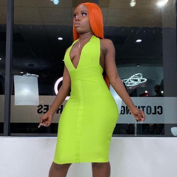 bkld dress летние наряды для женщин 2020 новый сексуальный холтер v-образным вырезом bodycon dress neon green backless party clubwear women, Black;gray
bkld dress летние наряды для женщин 2020 новый сексуальный холтер v-образным вырезом bodycon dress neon green backless party clubwear women, Black;gray
